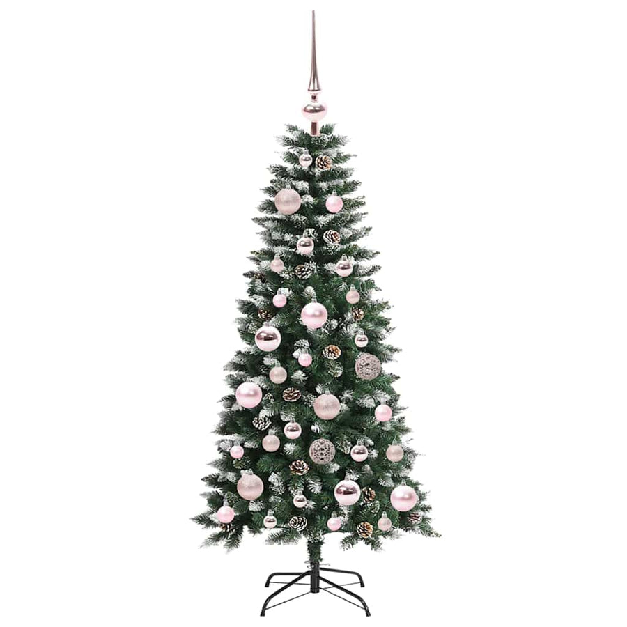Kunstkerstboom Groen 50 x 50 x 120 cm PVC en Plastic en Staal