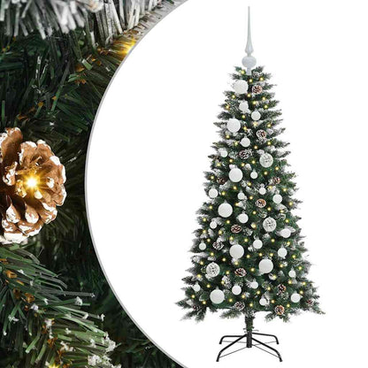 Kunstkerstboom Groen 50 x 50 x 120 cm PVC en Plastic en Staal