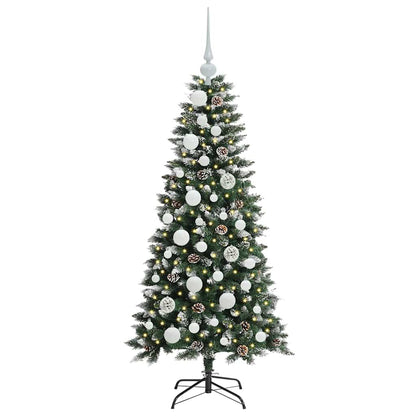 Kunstkerstboom Groen 50 x 50 x 120 cm PVC en Plastic en Staal