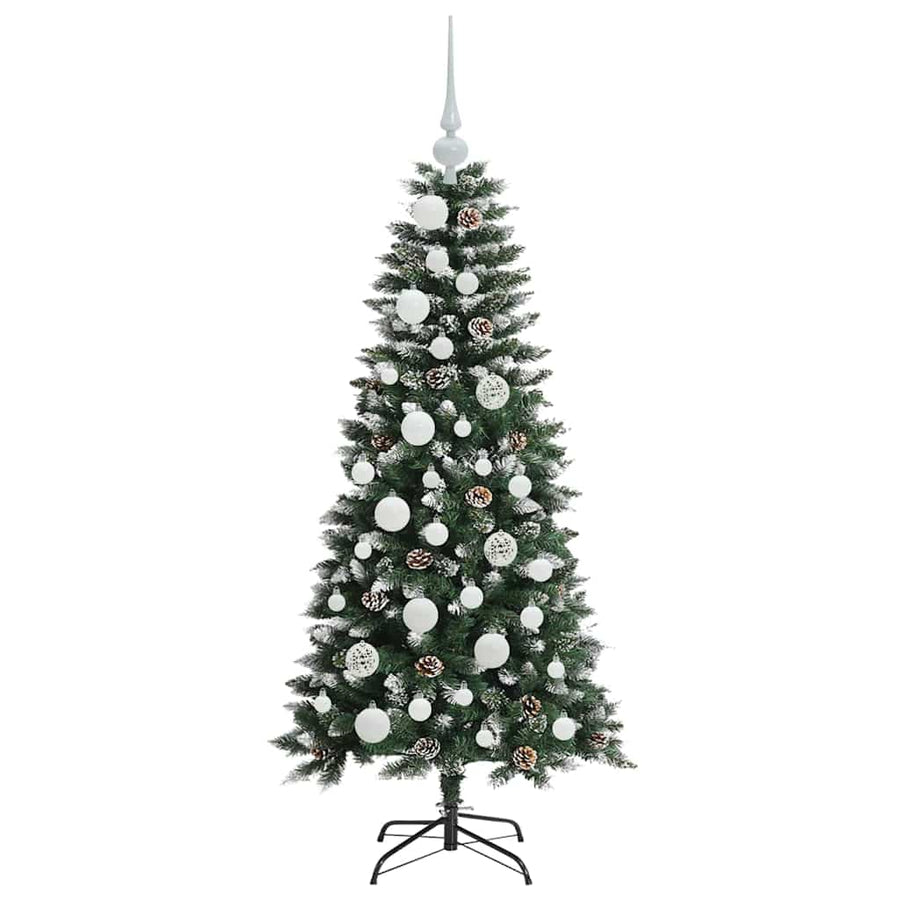 Kunstkerstboom Groen 50 x 50 x 120 cm PVC en Plastic en Staal