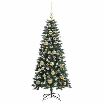 Kunstkerstboom Groen 50 x 50 x 120 cm PVC en Plastic en Staal