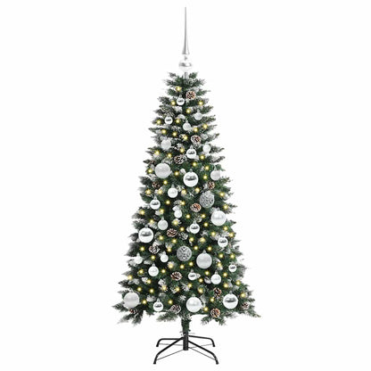 Kunstkerstboom Groen 50 x 50 x 120 cm PVC en Plastic en Staal
