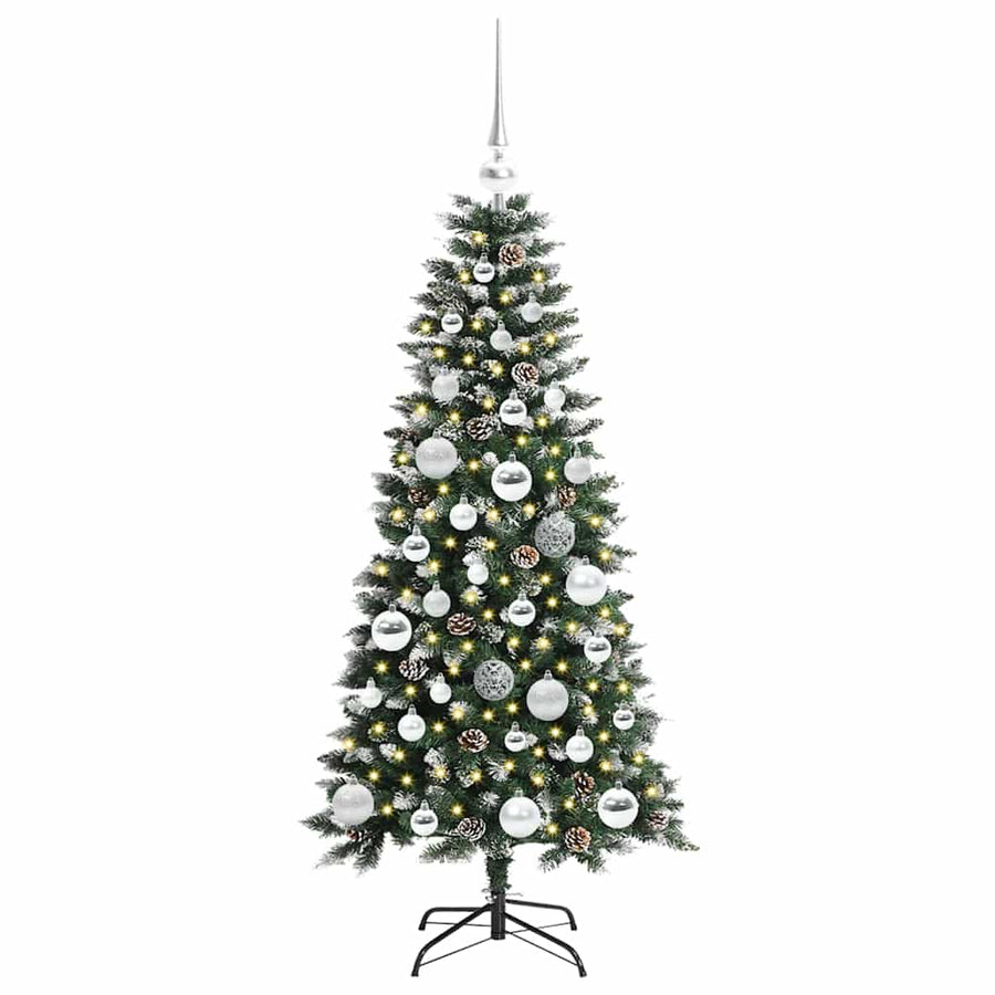 Kunstkerstboom Groen 50 x 50 x 120 cm PVC en Plastic en Staal