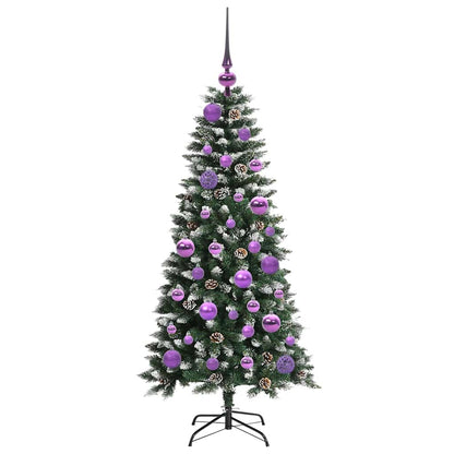 Kunstkerstboom Groen 50 x 50 x 120 cm PVC en Plastic en Staal
