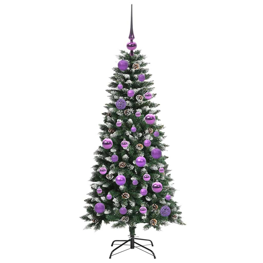 Kunstkerstboom Groen 50 x 50 x 120 cm PVC en Plastic en Staal