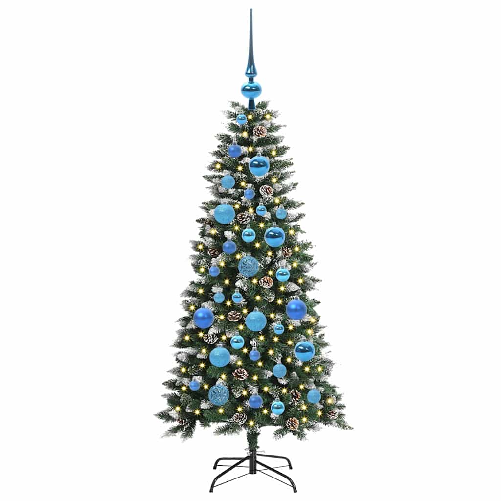 Kunstkerstboom Groen 50 x 50 x 120 cm PVC en Plastic en Staal