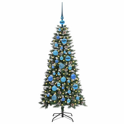 Kunstkerstboom Groen 50 x 50 x 120 cm PVC en Plastic en Staal