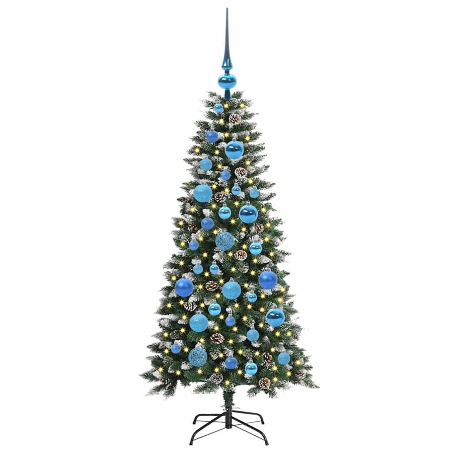 Kunstkerstboom Groen 50 x 50 x 120 cm PVC en Plastic en Staal