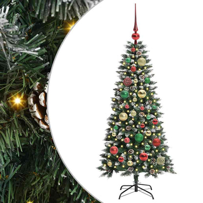 Kunstkerstboom Groen 50 x 50 x 120 cm PVC en Plastic en Staal