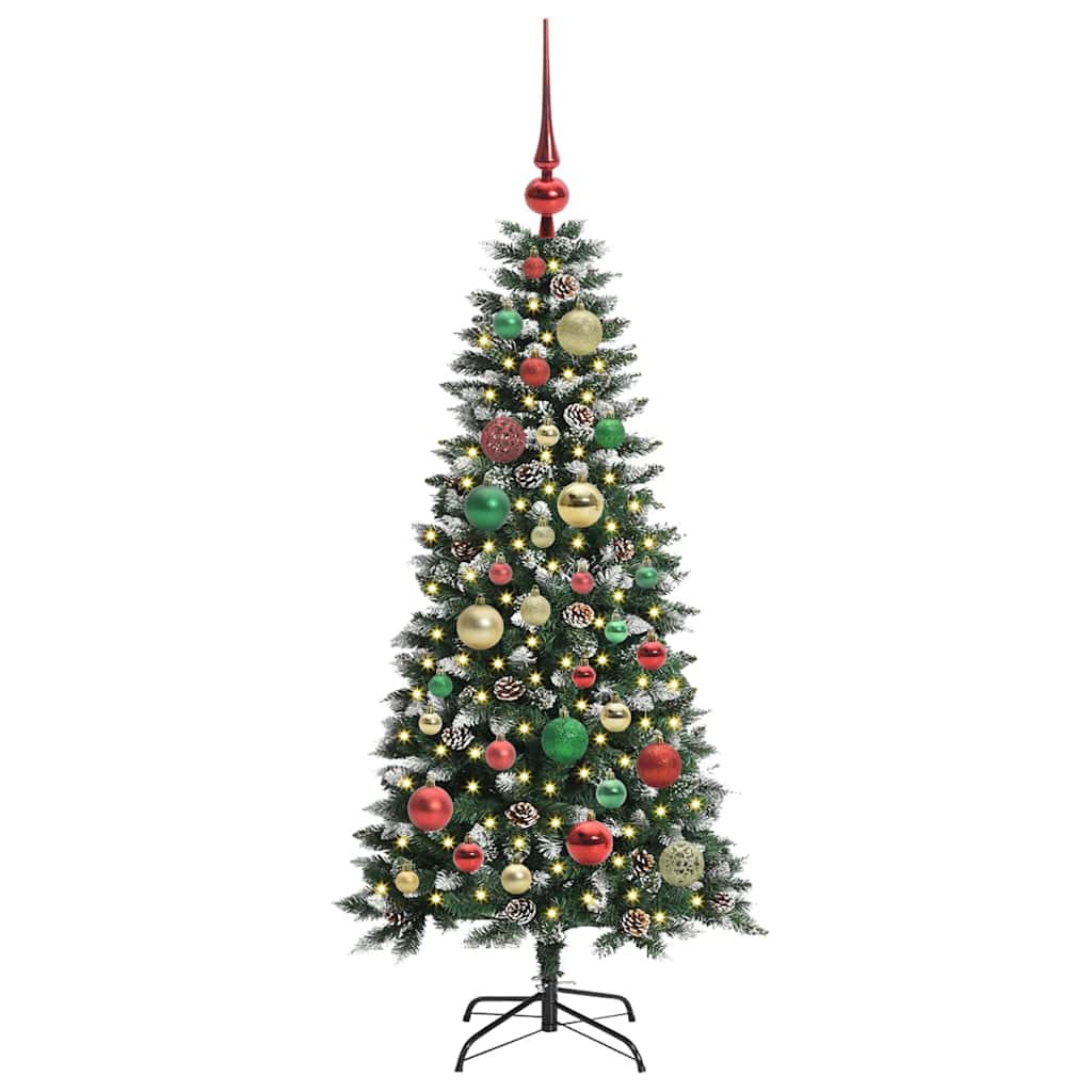 Kunstkerstboom Groen 50 x 50 x 120 cm PVC en Plastic en Staal