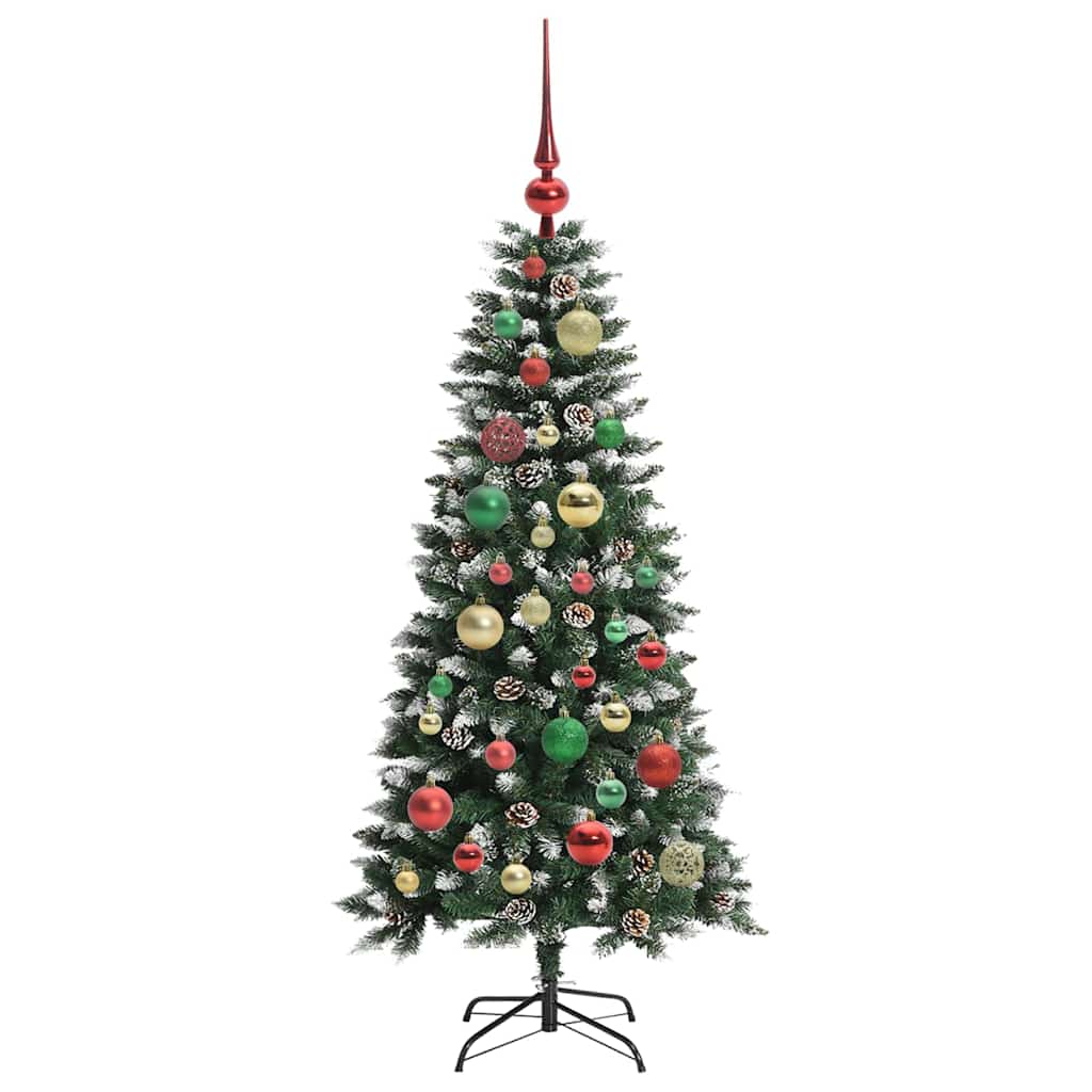 Kunstkerstboom Groen 50 x 50 x 120 cm PVC en Plastic en Staal