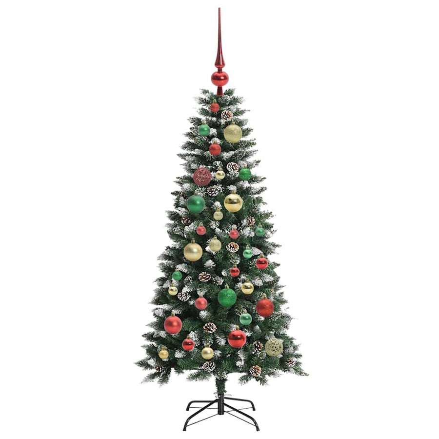 Kunstkerstboom Groen 50 x 50 x 120 cm PVC en Plastic en Staal