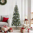 Kunstkerstboom 150 cm groen voorverlicht