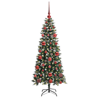 Kunstkerstboom Groen 66 x 66 x 150 cm PVC en Plastic en Staal
