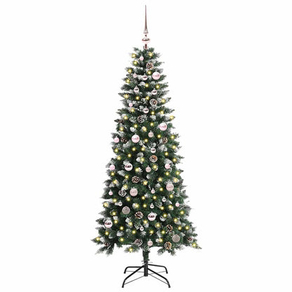 Kunstkerstboom Groen 66 x 66 x 150 cm PVC en Plastic en Staal