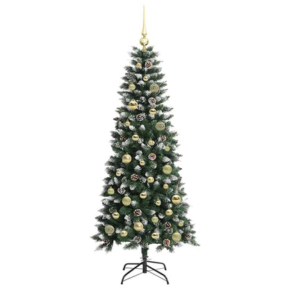 Kunstkerstboom Groen 66 x 66 x 150 cm PVC en Plastic en Staal