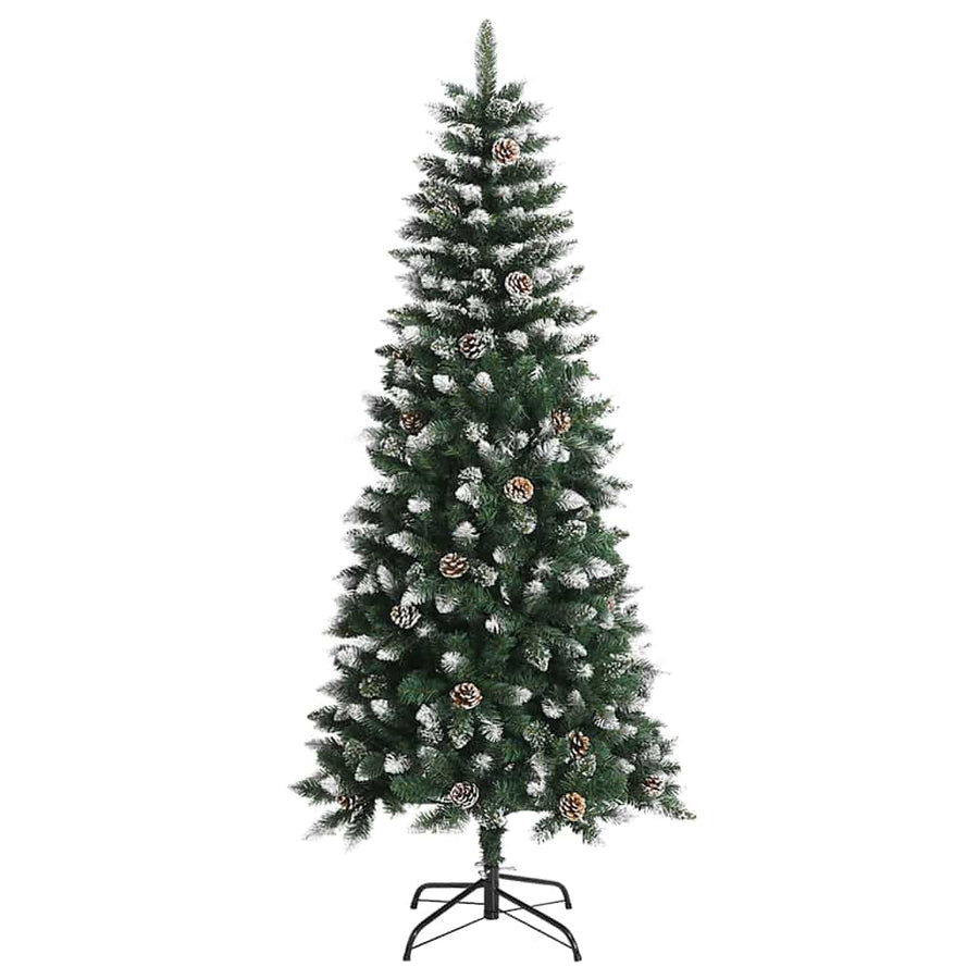 Kunstkerstboom Groen 66 x 66 x 150 cm PVC en Plastic en Staal