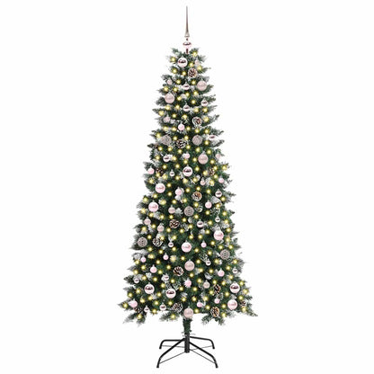 Kunstkerstboom Groen 76 x 76 x 150 cm PVC en Plastic en Staal