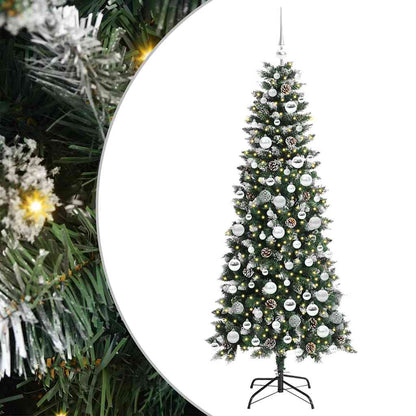 Kunstkerstboom Groen 76 x 76 x 150 cm PVC en Plastic en Staal