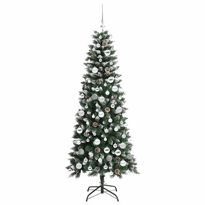 Kunstkerstboom Groen 76 x 76 x 150 cm PVC en Plastic en Staal