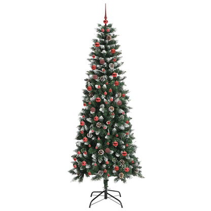 Kunstkerstboom Groen 86 x 86 x 210 cm PVC en Plastic en Staal