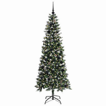 Kunstkerstboom Groen 86 x 86 x 210 cm PVC en Plastic en Staal