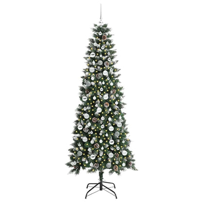 Kunstkerstboom Groen 86 x 86 x 210 cm PVC en Plastic en Staal
