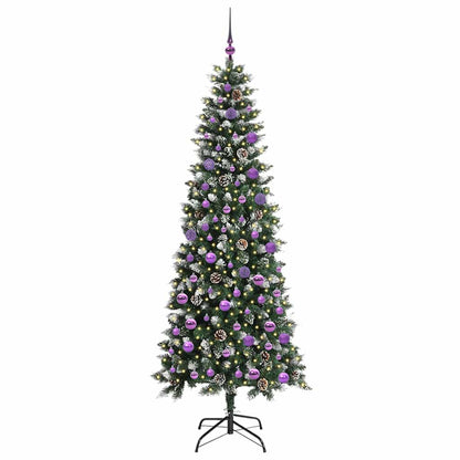 Kunstkerstboom Groen 86 x 86 x 210 cm PVC en Plastic en Staal
