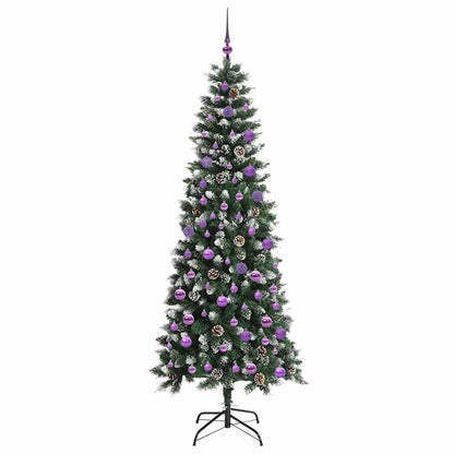 Kunstkerstboom Groen 86 x 86 x 210 cm PVC en Plastic en Staal