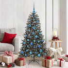 Artificial Christmas Tree with 150 LED Green 150 cm PVC and Plastic and Steel