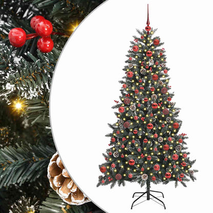 Kunstkerstboom Groen 99 x 99 x 180 cm PVC en Plastic en Staal
