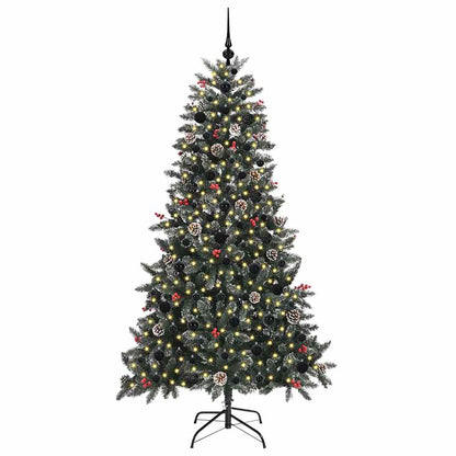 Kunstkerstboom Groen 99 x 99 x 180 cm PVC en Plastic en Staal