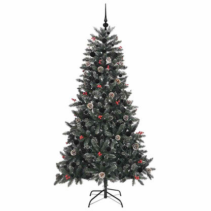 Kunstkerstboom Groen 99 x 99 x 180 cm PVC en Plastic en Staal