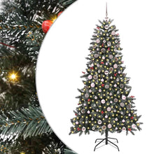 Kunstkerstboom Groen 99 x 99 x 180 cm PVC en Plastic en Staal