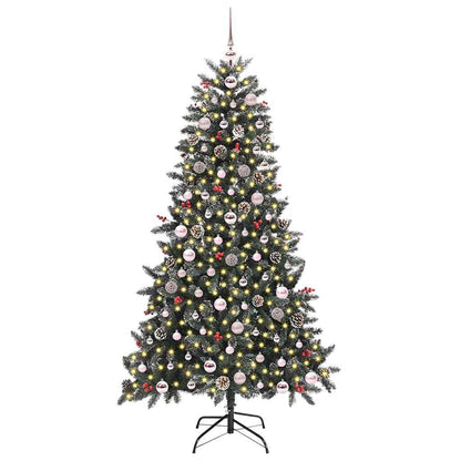 Kunstkerstboom Groen 99 x 99 x 180 cm PVC en Plastic en Staal