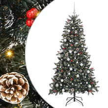 Kunstkerstboom Groen 99 x 99 x 180 cm PVC en Plastic en Staal