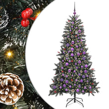 Kunstkerstboom Groen 99 x 99 x 180 cm PVC en Plastic en Staal