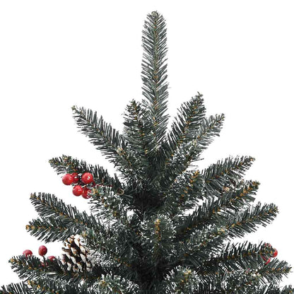 Kunstkerstboom Groen 99 x 99 x 180 cm PVC en Plastic en Staal