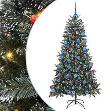 Kunstkerstboom Groen 99 x 99 x 180 cm PVC en Plastic en Staal