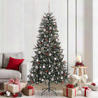 Kunstkerstboom 210 cm groen met 300 LED