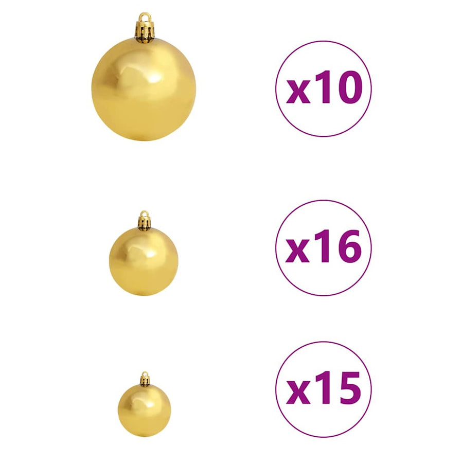 Kunstkerstboom met 300 LED Groen 240 cm PVC en Plastic en Staal