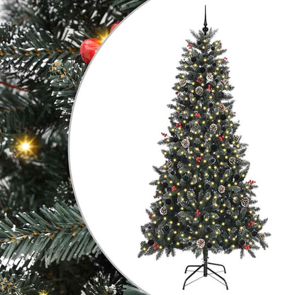 Kunstkerstboom met 300 LED Groen 129,5 x 129,5 x 240 cm
