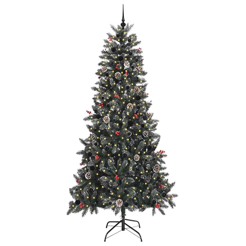 Kunstkerstboom met 300 LED Groen 129,5 x 129,5 x 240 cm