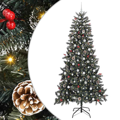 Kunstkerstboom met 300 LED Groen 129,5 x 129,5 x 240 cm