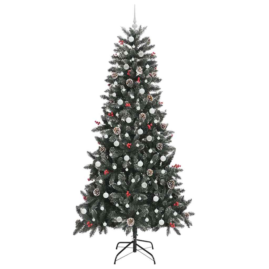 Kunstkerstboom met 300 LED Groen 129,5 x 129,5 x 240 cm