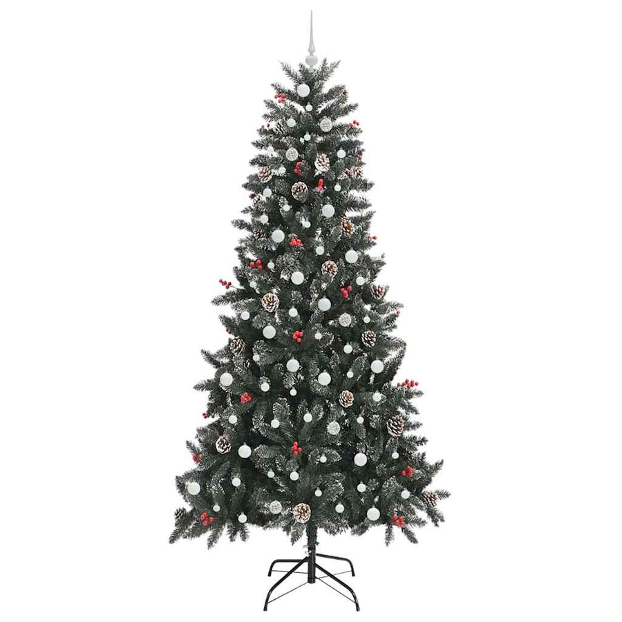 Kunstkerstboom met 300 LED Groen 129,5 x 129,5 x 240 cm