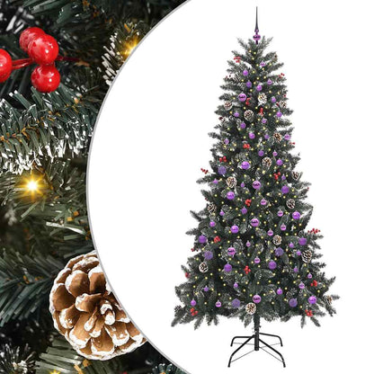 Kunstkerstboom met 300 LED Groen 129,5 x 129,5 x 240 cm