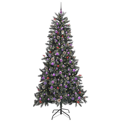 Kunstkerstboom met 300 LED Groen 129,5 x 129,5 x 240 cm