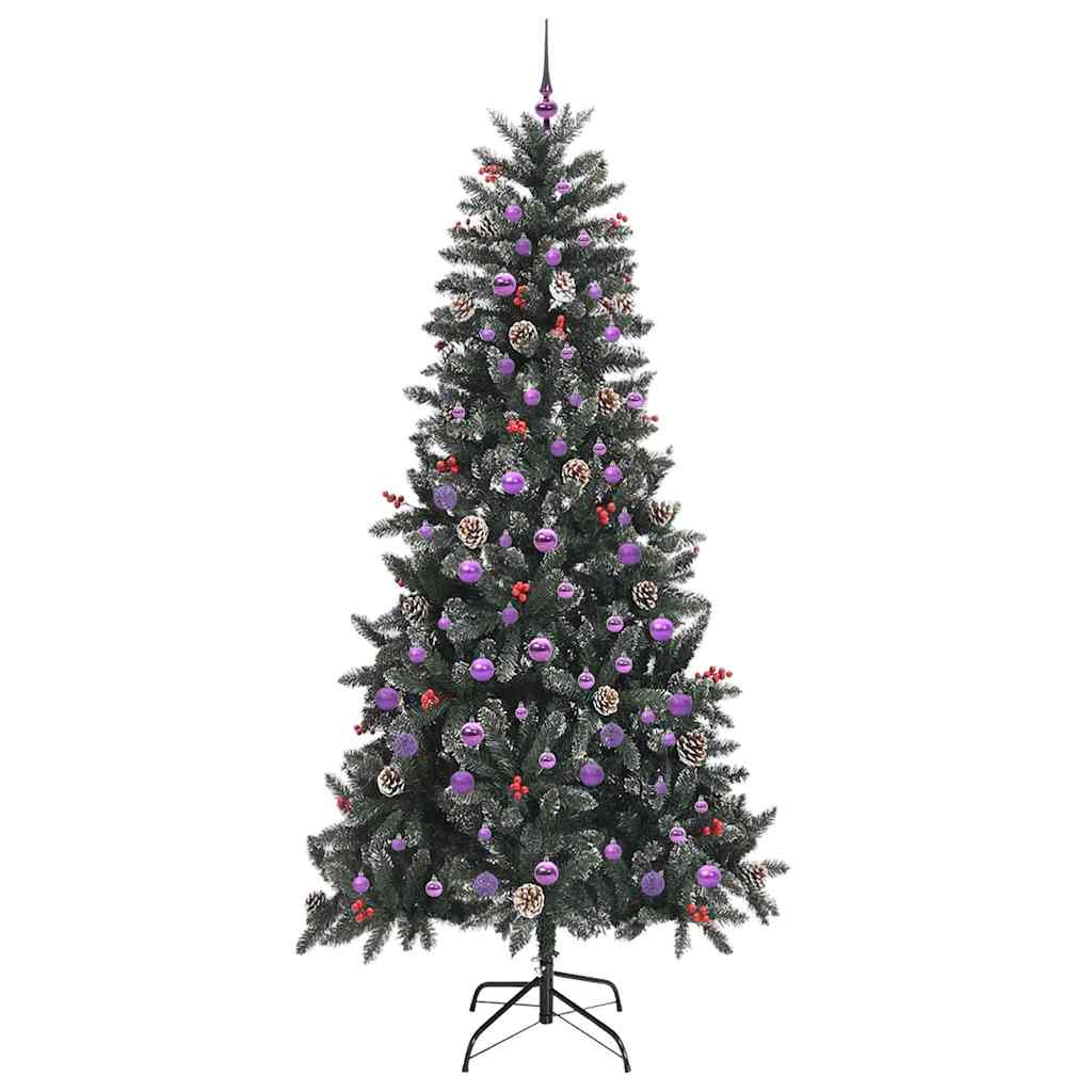 Kunstkerstboom met 300 LED Groen 129,5 x 129,5 x 240 cm