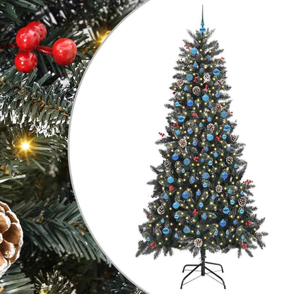 Kunstkerstboom met 300 LED Groen 129,5 x 129,5 x 240 cm